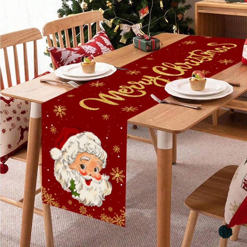 Christmas Table Runner - Camino de Mesa Navideño, Decoración de
