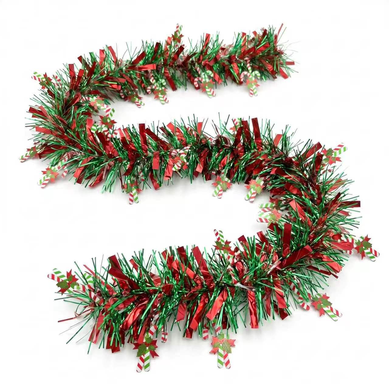Tinsel Garland Decoration - Guirnalda de Oropel Navideña de 2