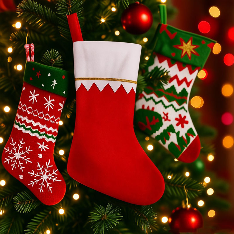 Medias navideñas para vacacion - Christmas Stocking Hanging reseña y precio