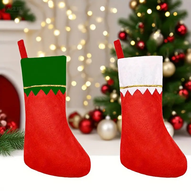 Medias navideñas para vacacion - Christmas Stocking Hanging reseña y precio