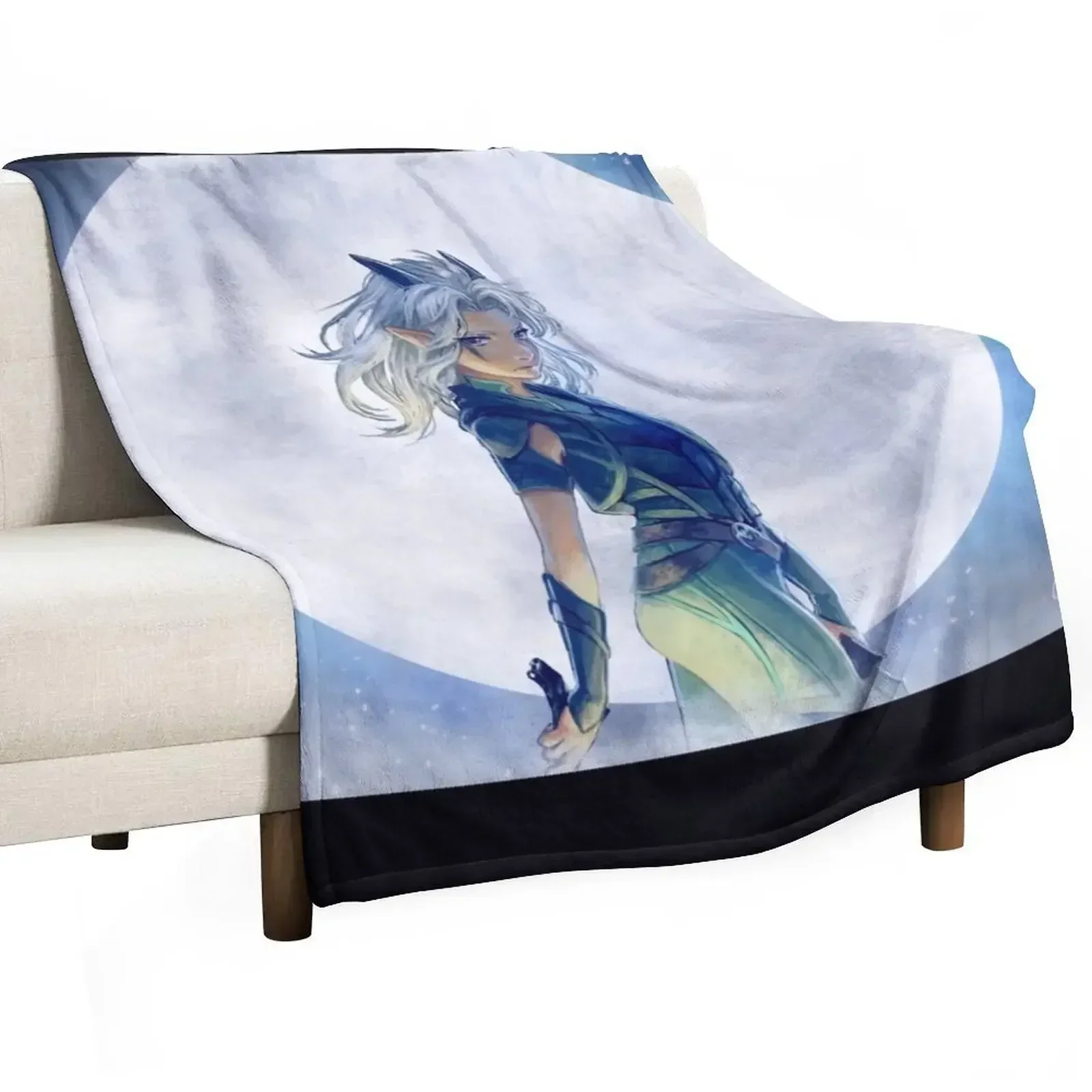 Manta Rayla y Moon para campin - Christmas Throw Blanket reseña y precio