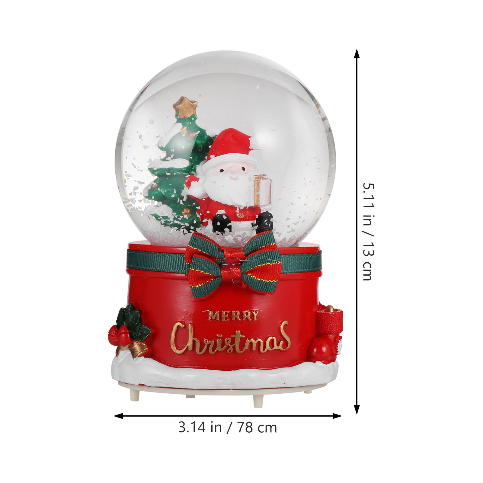 Caja Musical de Bola de Crista - Snow Globe Musical reseña y precio