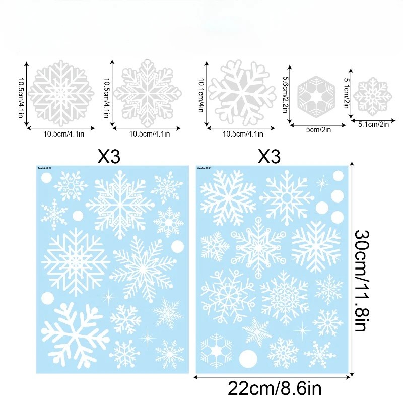 Adhesivos para ventanas de Nav - Snowflake Window Decal reseña y precio