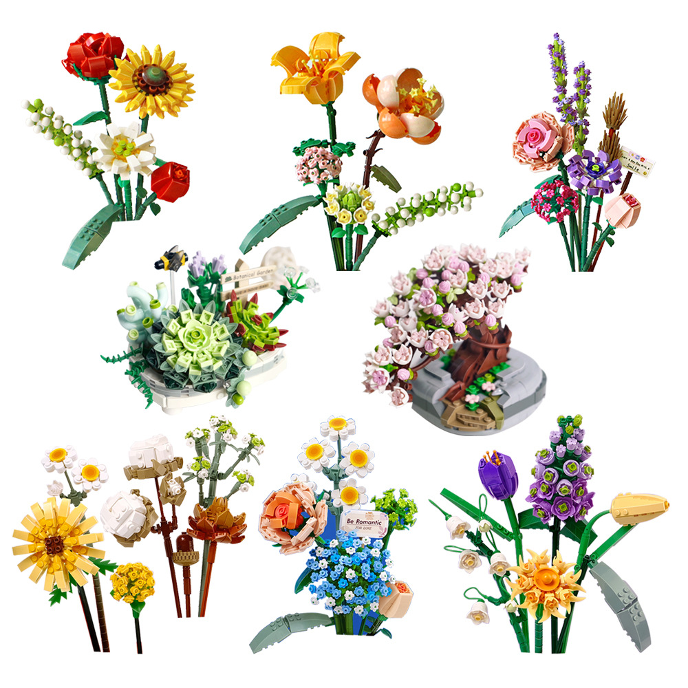 Románticos rosas, flores, gira - Lego Set Creator reseña y precio