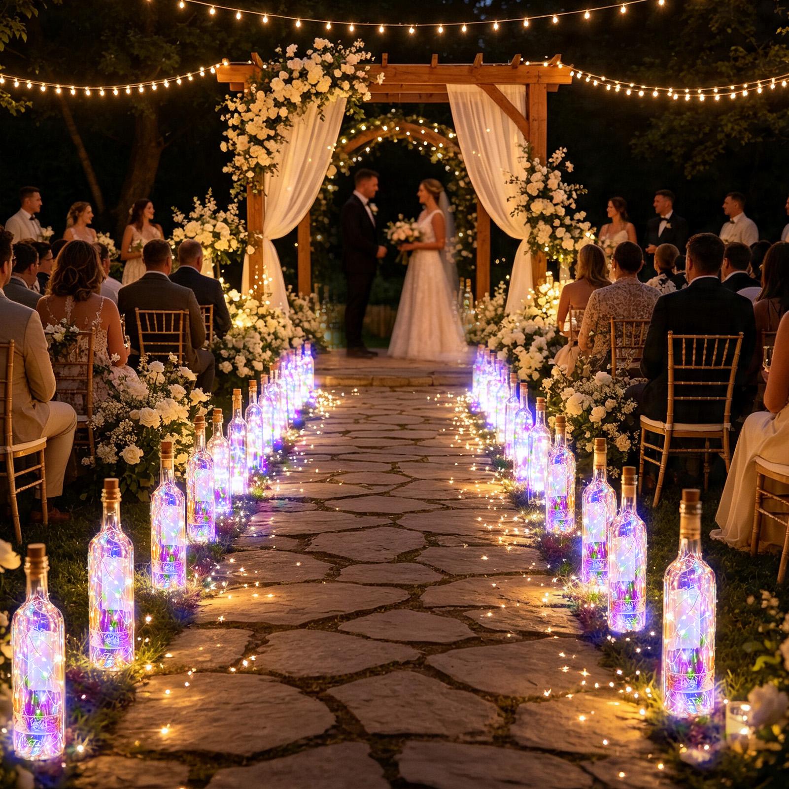 Luces solares para botellas de - Led Fairy String Lights reseña y precio