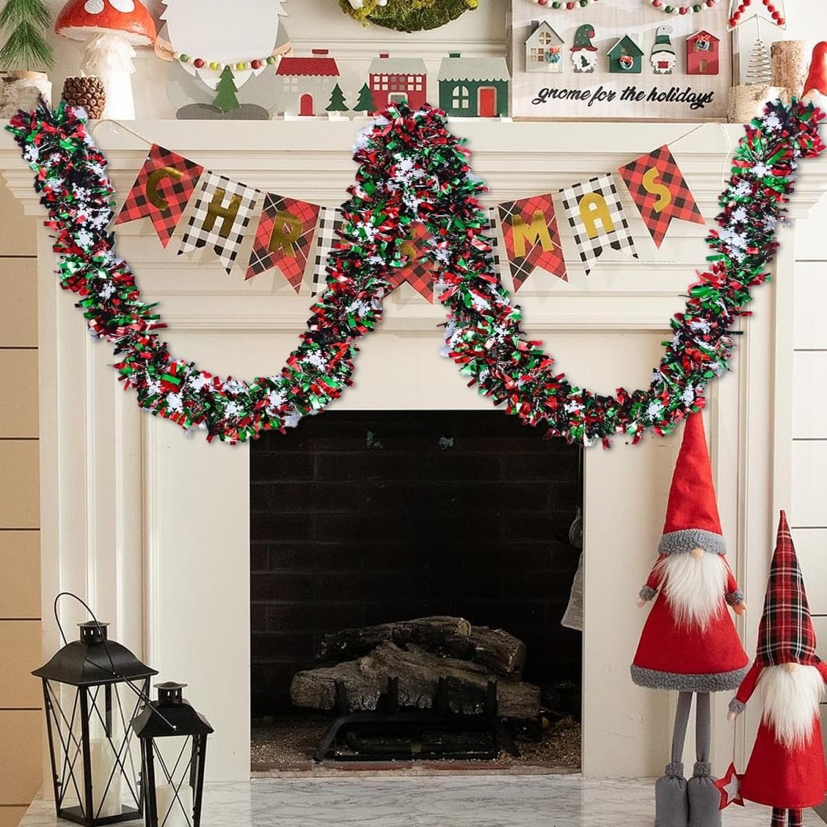 Guirnalda Metálica Navideña Ve - Tinsel Garland Decoration reseña y precio
