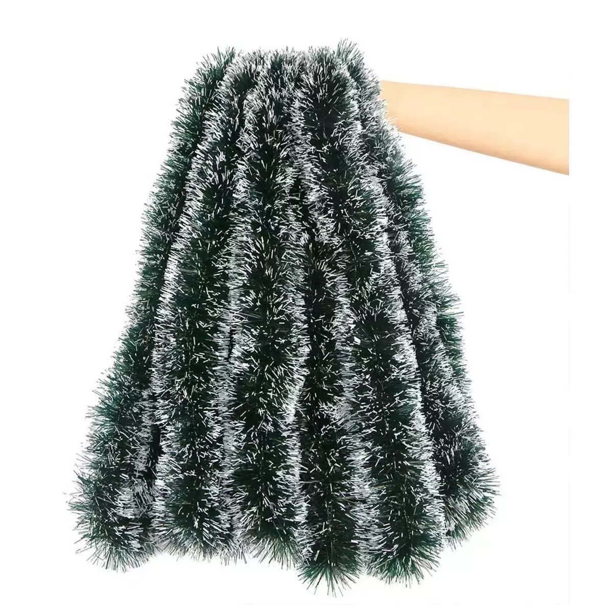Guirnalda de oropel navideña d - Tinsel Garland Decoration reseña y precio