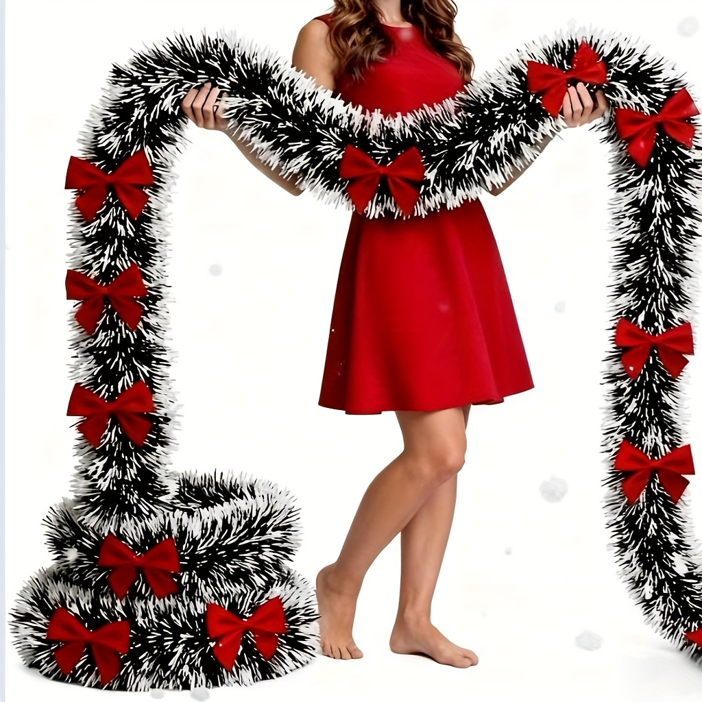 Guirnalda navideña Artificial, - Tinsel Garland Decoration reseña y precio
