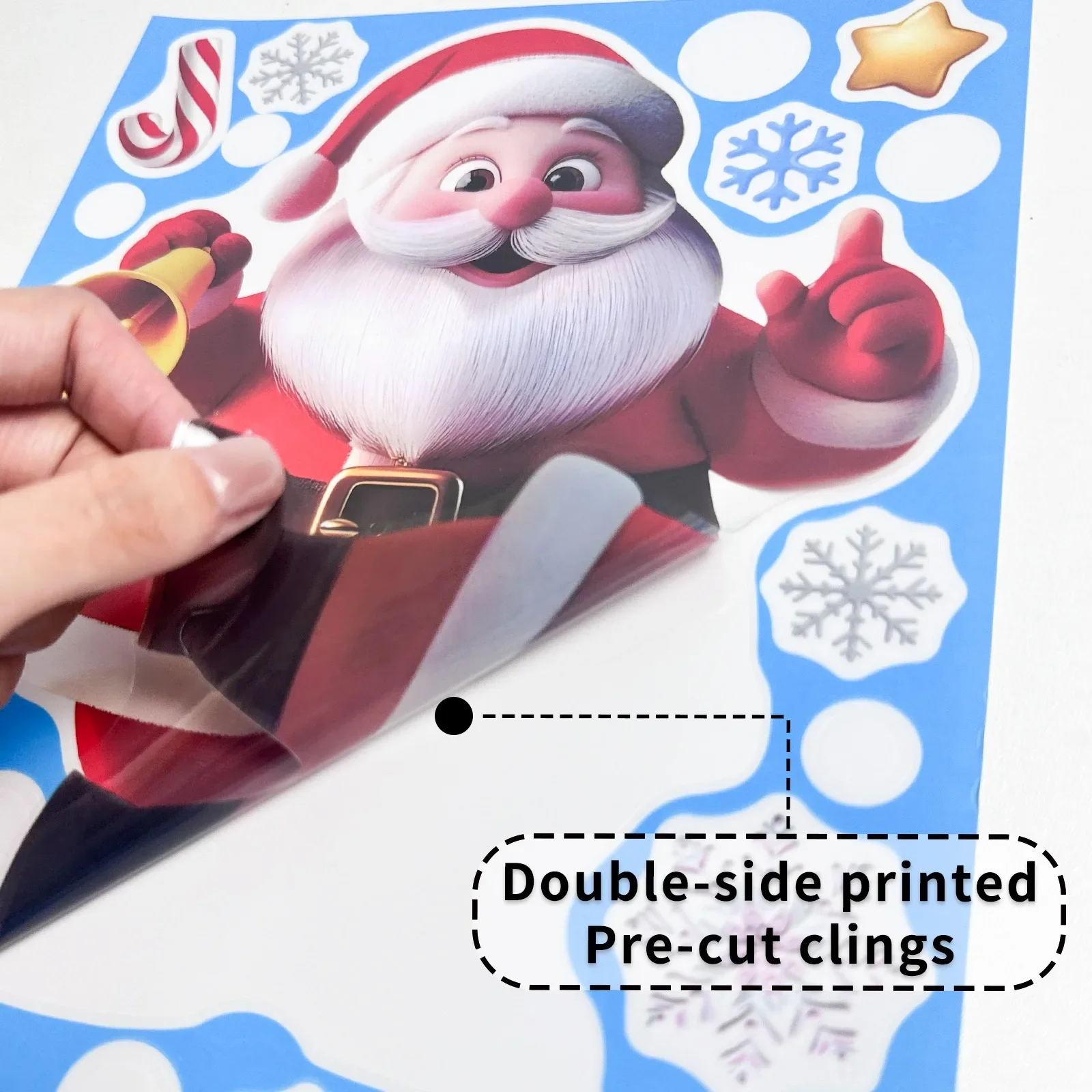 Pegatinas navideñas para venta - Snowflake Window Decal reseña y precio