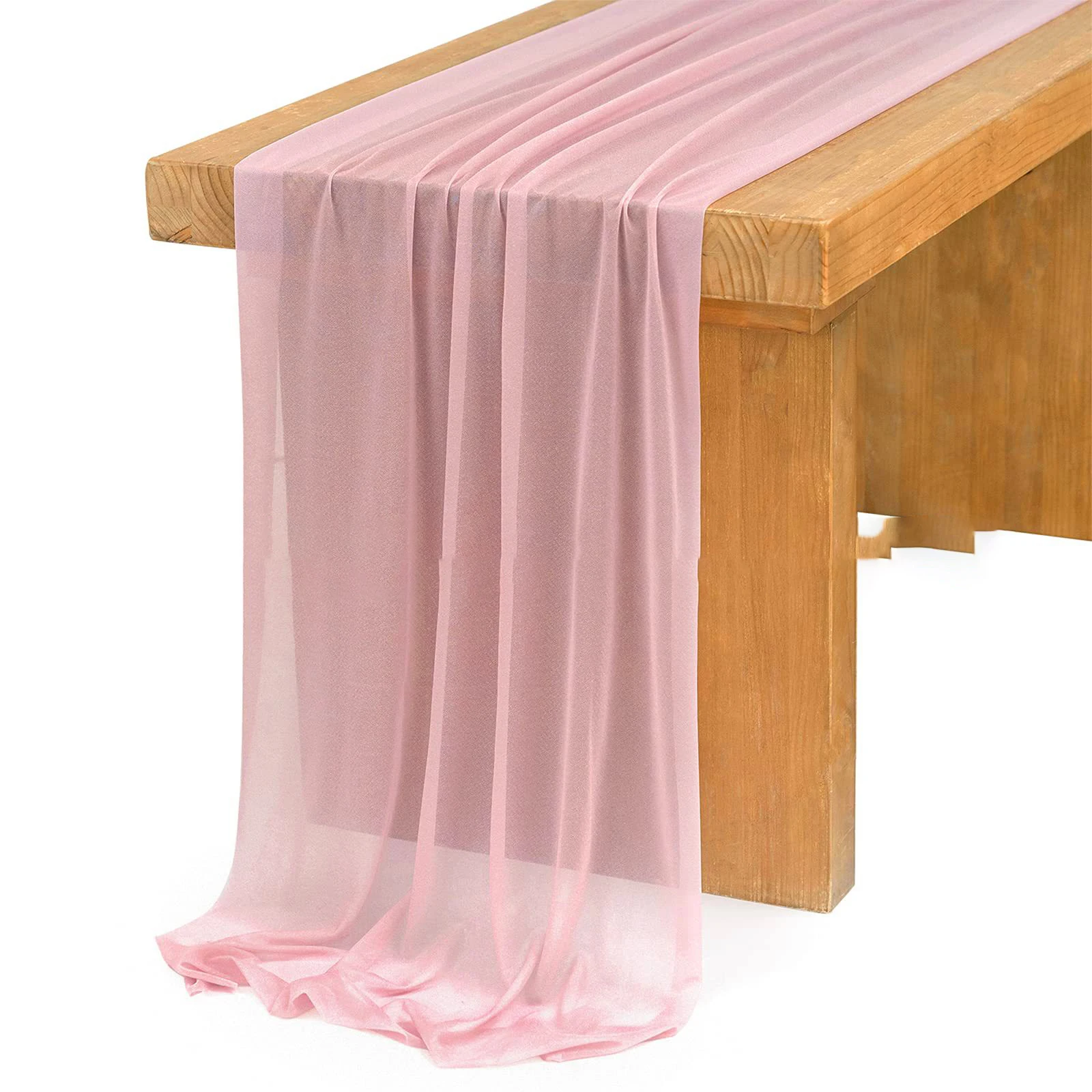 Camino de mesa blanco de gasa, - Christmas Table Runner reseña y precio