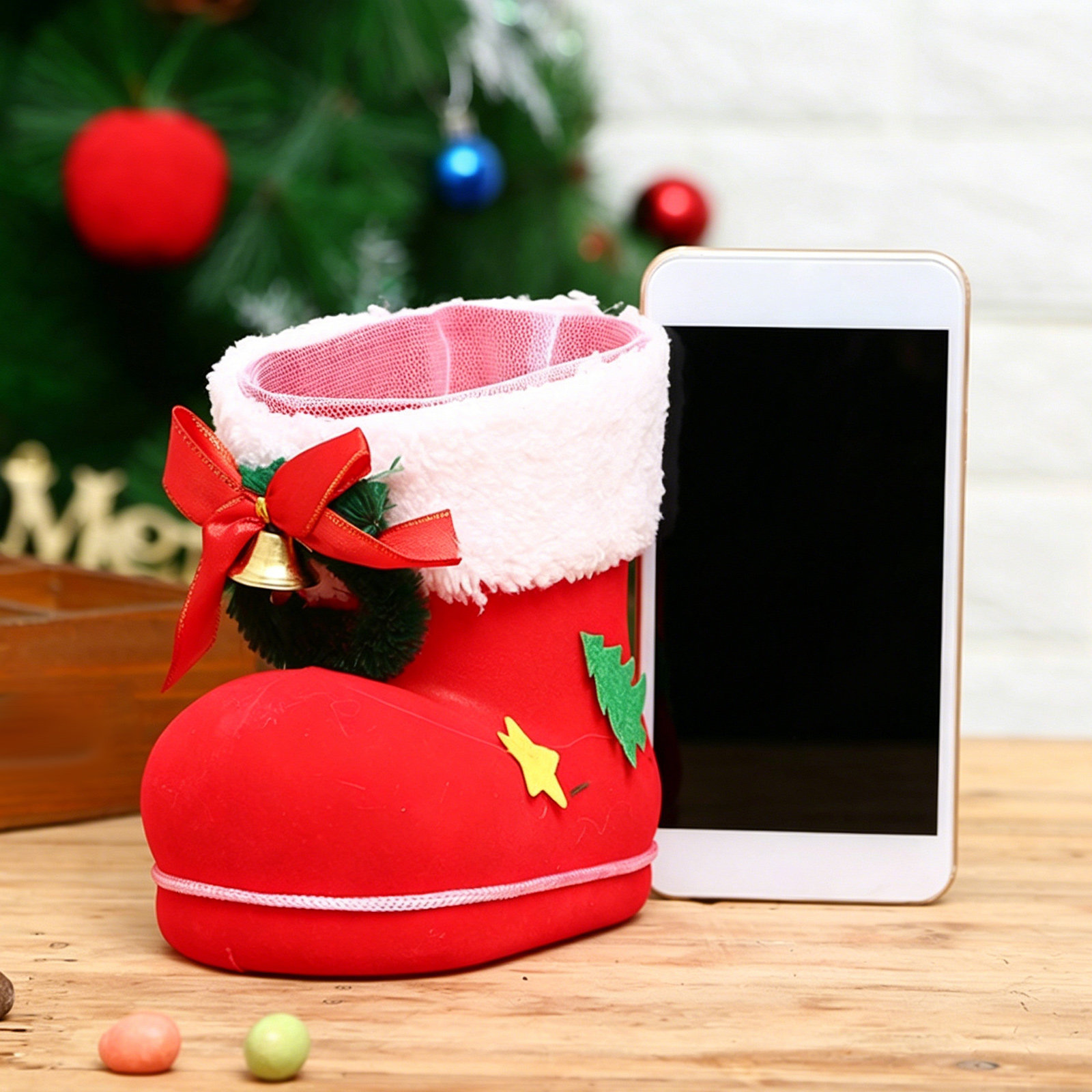 2 piezas de calcetines navideñ - Christmas Stocking Hanging reseña y precio