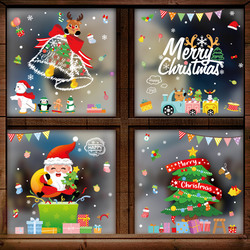 Pegatinas de decoración navide - Snowflake Window Decal reseña y precio