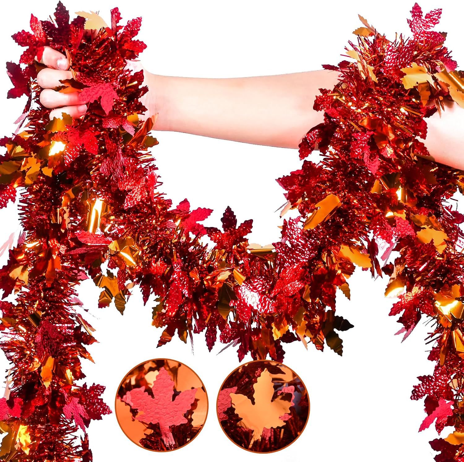 Guirnalda de Otoño con Adornos - Tinsel Garland Decoration reseña y precio