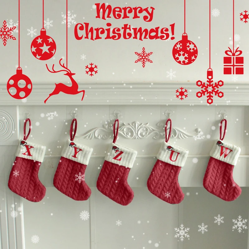 Decoración navideña 2025, letr - Christmas Stocking Hanging reseña y precio