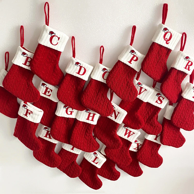 Decoración navideña 2025, letr - Christmas Stocking Hanging reseña y precio