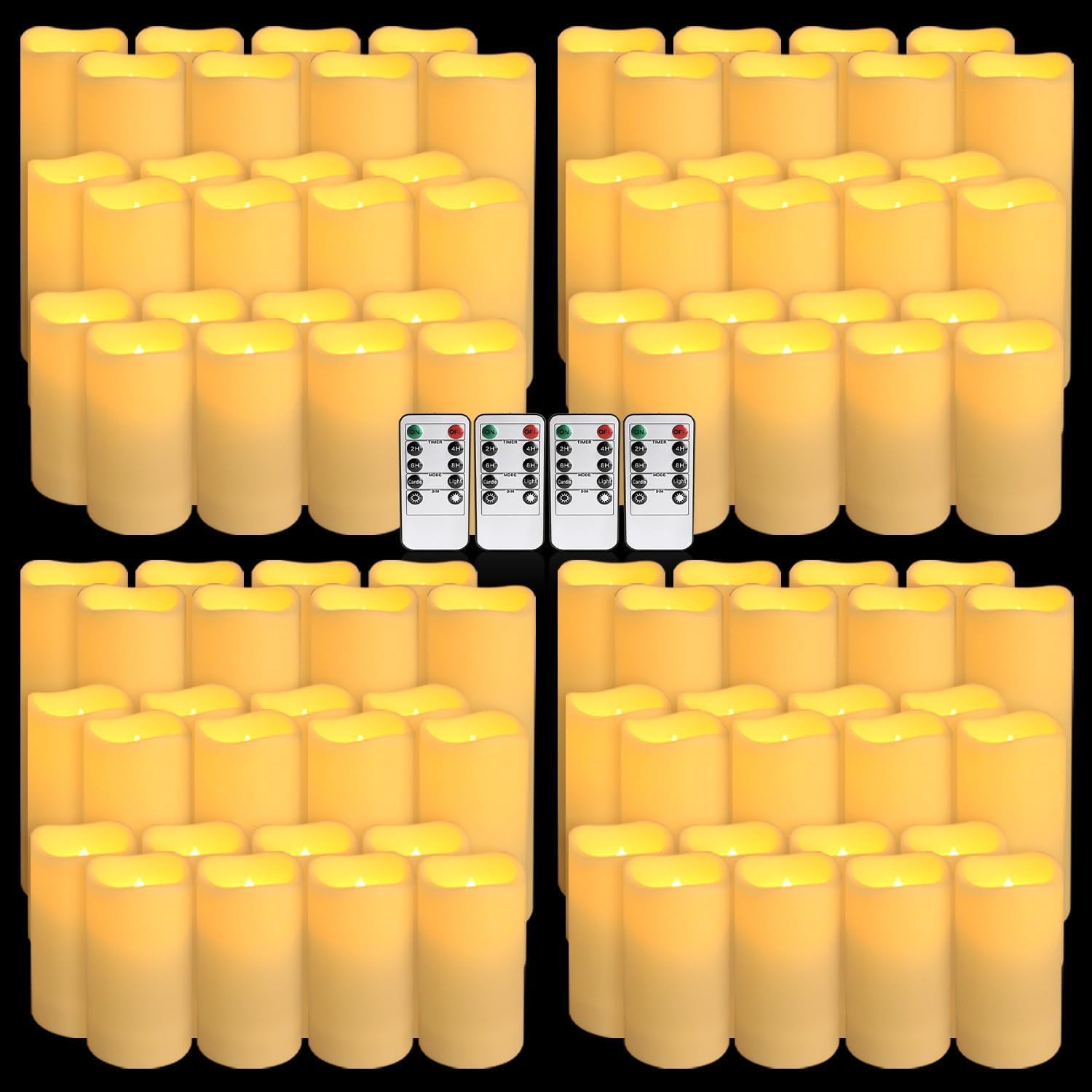 Juego de 96 Velas LED Impermea - Holiday Candle Set reseña y precio