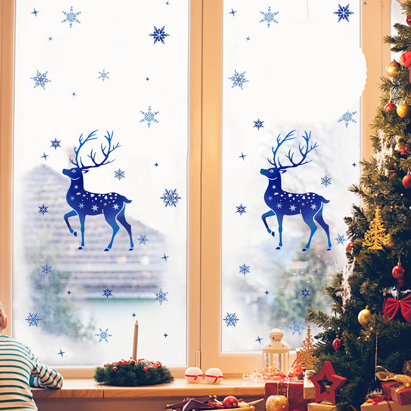 Pegatinas navideñas para venta - Snowflake Window Decal reseña y precio